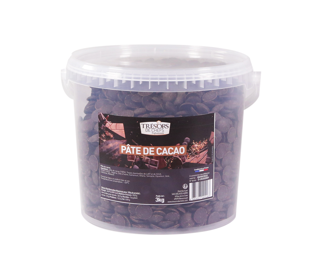 Pâte de cacao - 3kg