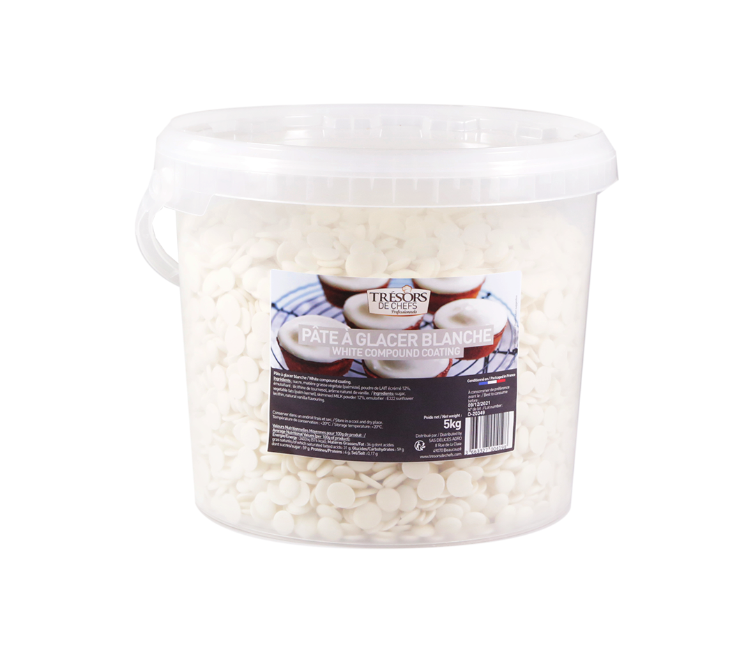 Pâte à glacer blanche - 5kg