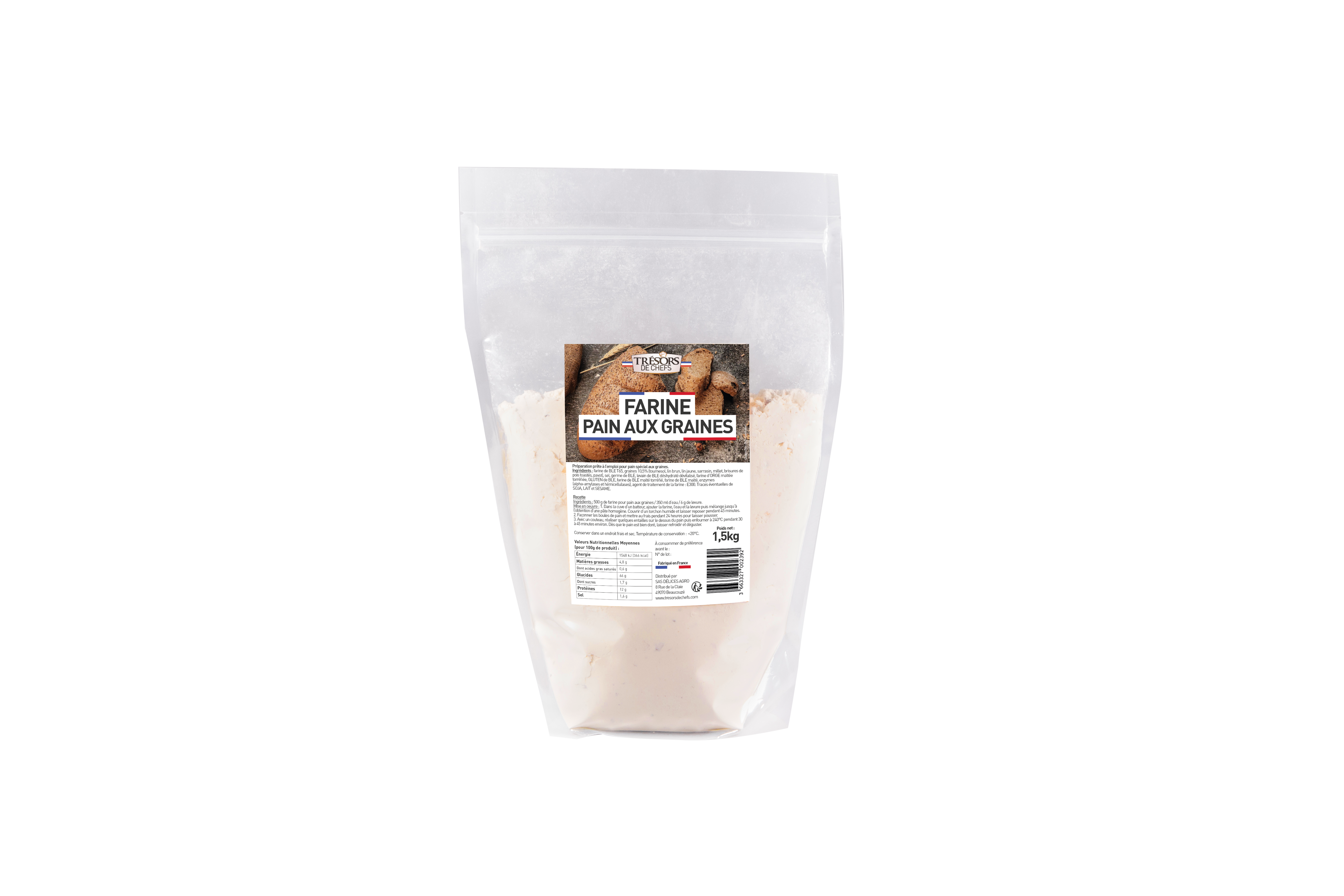 Farine Pain aux Graines - 1,5kg