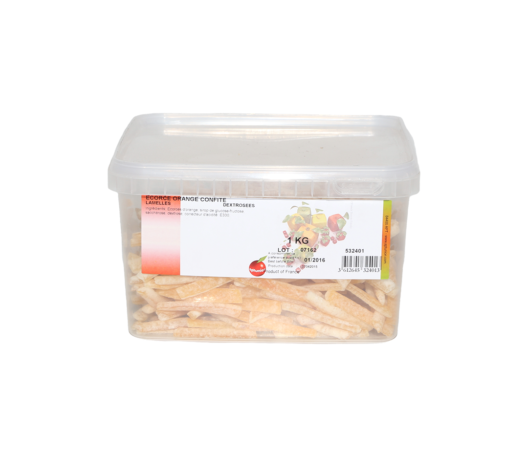 Lamelles oranges dextrose. - 1kg