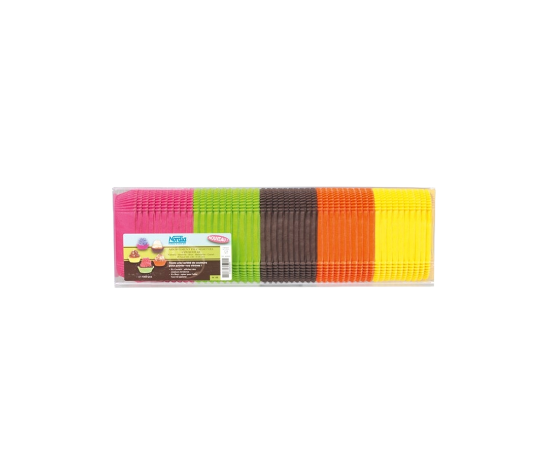 Assortiment caissettes n°88 - Diam : 53mm / hauteur 32 mm