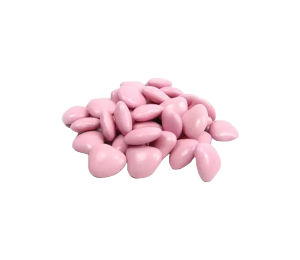 Dragées Mini-cœurs  rose - 250g