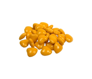 Dragées Mini-cœurs orange - 250g