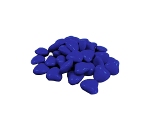 Dragées Mini-cœurs bleu marine - 250g