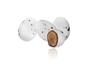 OEUF DE GOELAND BLC  MOUCHETE NOIR 500G