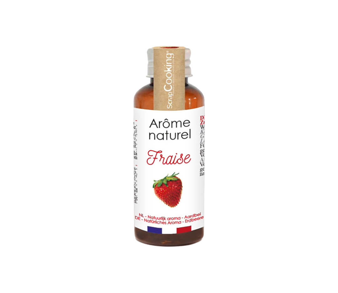 AROME NATUREL FRAISE LIQUIDE 40ML SCRAPC