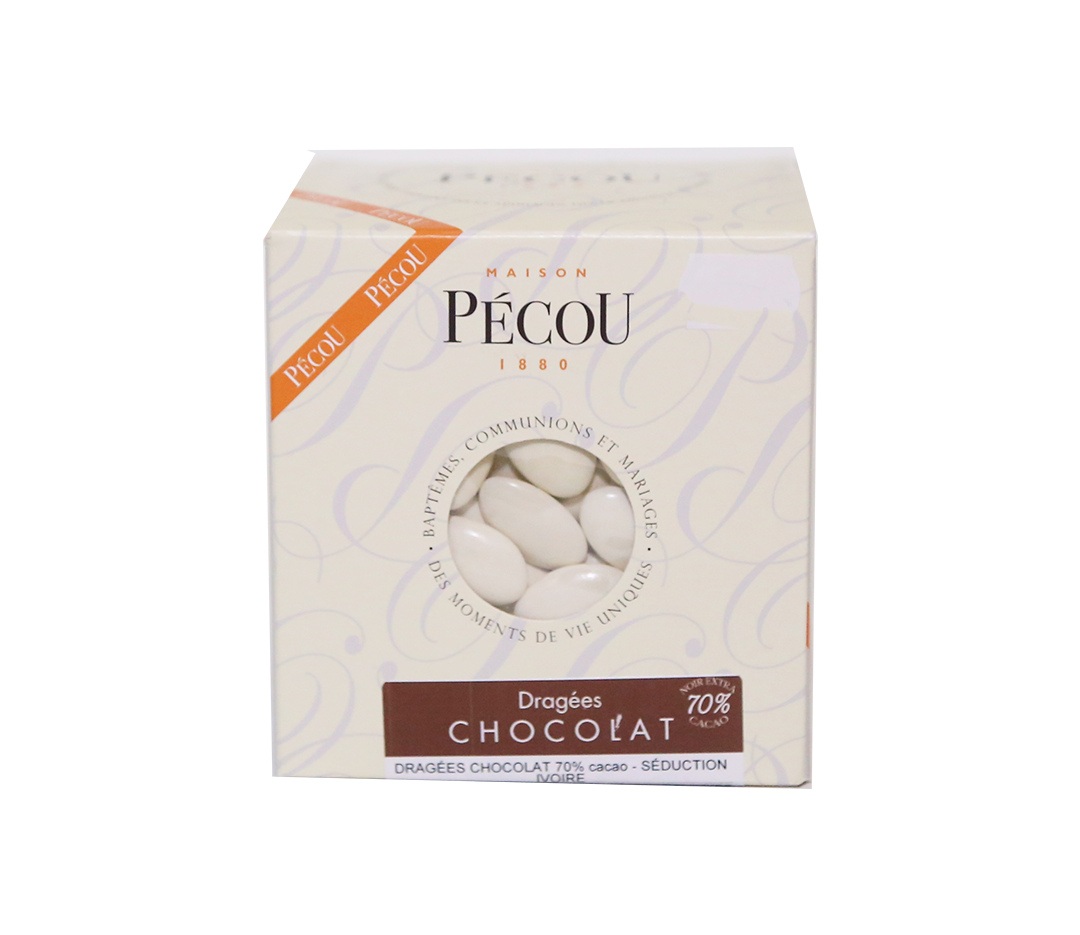Dragées Chocolat Ivoire - 1kg