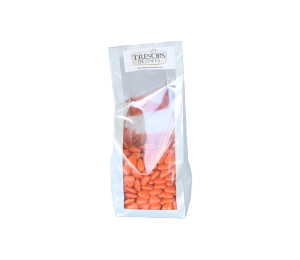 Dragées Mini-coeurs - 250g - Mandarine 