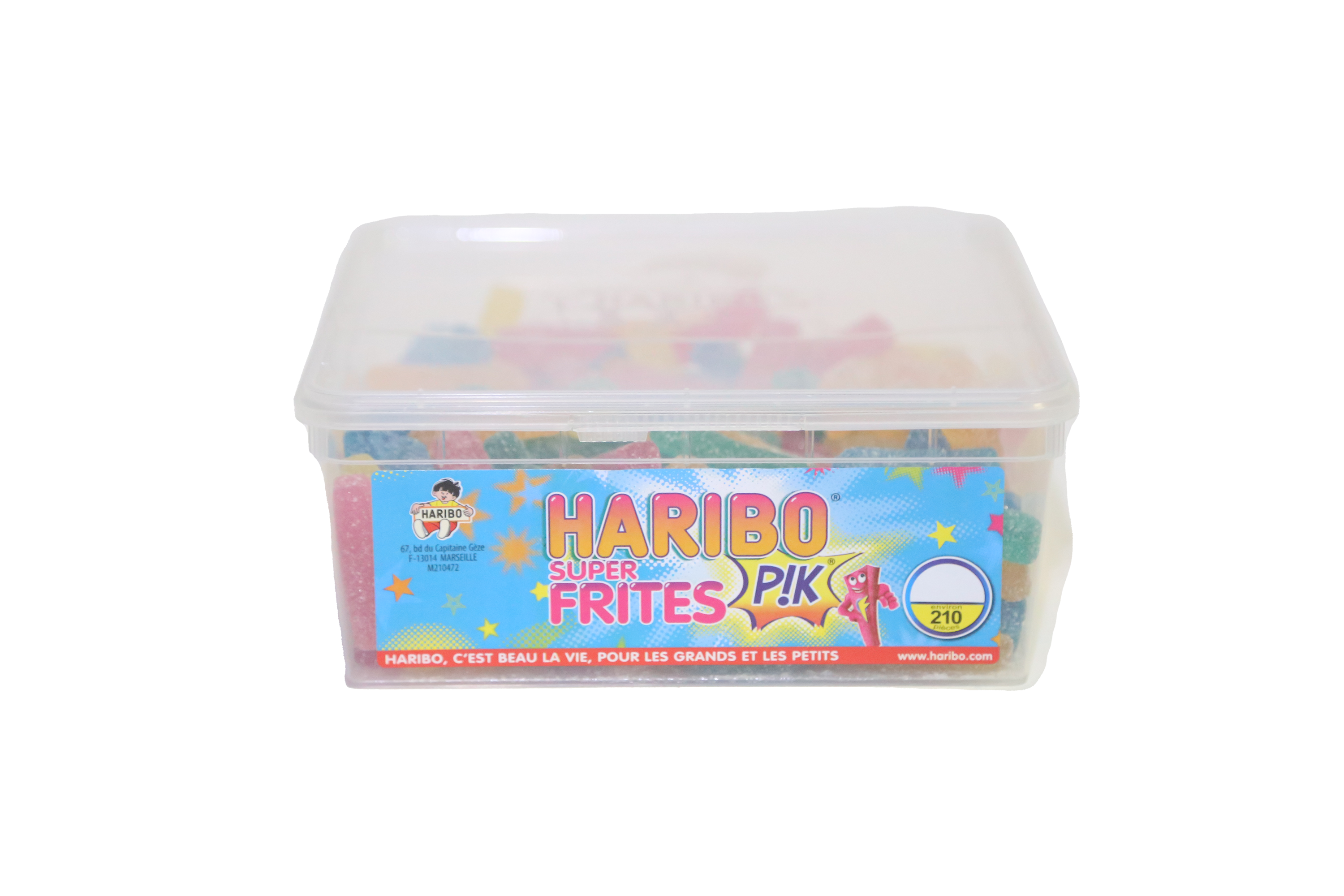 Frites multicolores - 210 pièces