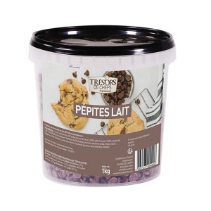 Pépites de chocolat lait POT 1KG