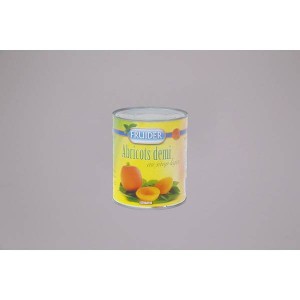 Abricots oreillons sirop - 12 x 4/4