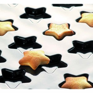 Moules étoiles - 80L x 65lg - 400 x 300 mm