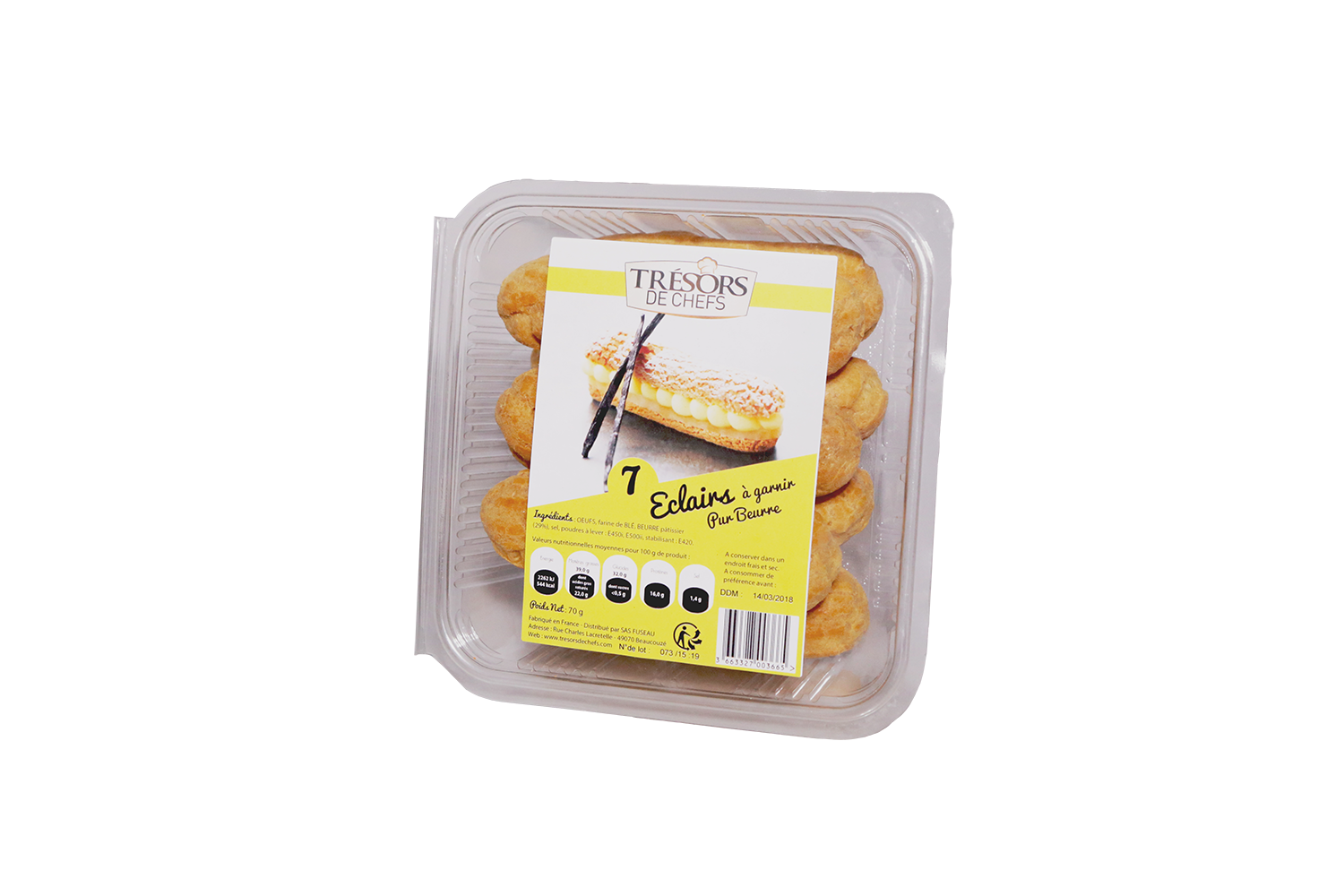 Eclair à garnir pur beurre - x7
