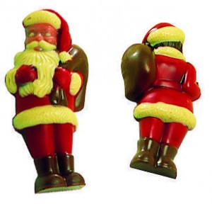 Père-noël debout