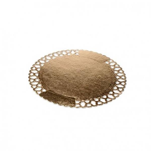 Dentelle ronde or - x50 - 18 cm