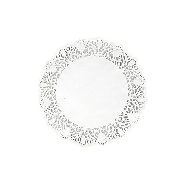 Dentelle ronde blanche  - 38 cm