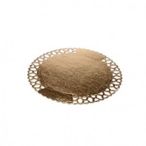Dentelle ronde or - x50 - 22 cm