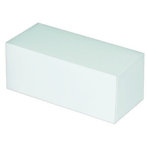 Boîte à bûche blanche - x25 - 30 cm