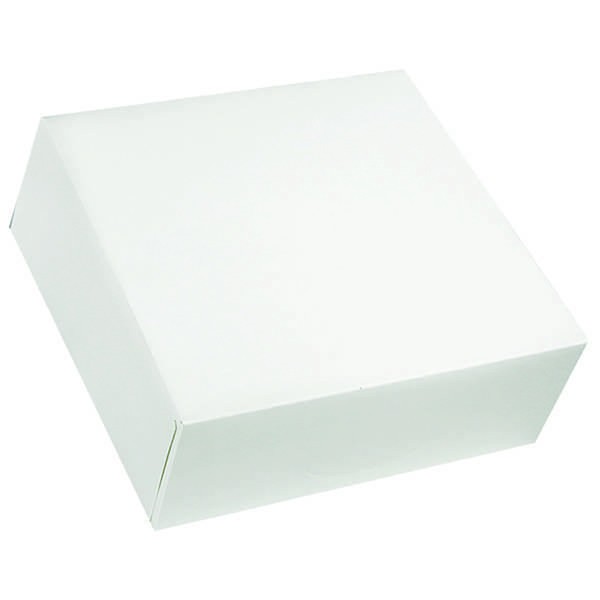 Boîte pâtissière blanche - x50 - 18 x 5 cm