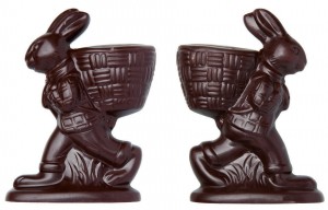 Lapin avec panier à garnir