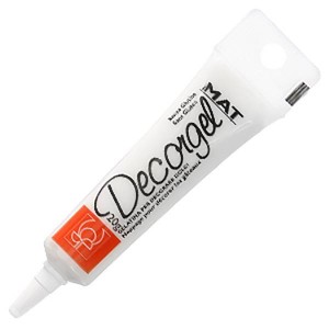 Tube decorgel mat blanc - 20 g