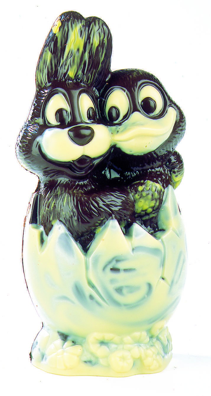 Oeuf couple lapin/canard