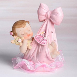 Sujet fille dans linge rose