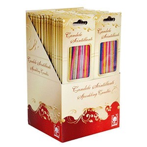 Bougies étoiles assorties - x20