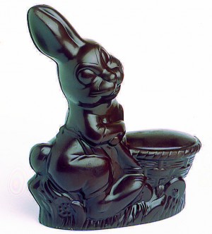 Lapin corbeille