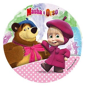 Disque azyme - 21cm - Masha et l'Ourson