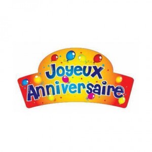 Banderole anniversaire - x4