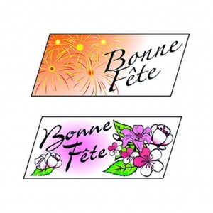Rectangle bonne fête - x24