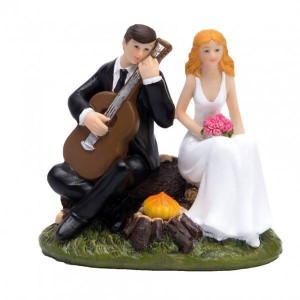 Sujet couple marié avec guitare