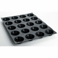 Moule tartelettes - D58 x H20 mm - 400 x 300 mm